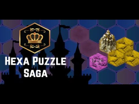 Hexa Puzzle Saga gameplay - YouTube