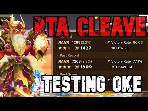 SUMMONERS WAR / RTA CLEAVE! NEW SEASON PLACEMENTS - OKEANOS EVALUATION -