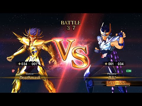 Deathmask (Cancer Gold Cloth) vs Ikki (Phoenix Bronze Cloth) - Saint Seiya: Soldiers' Soul