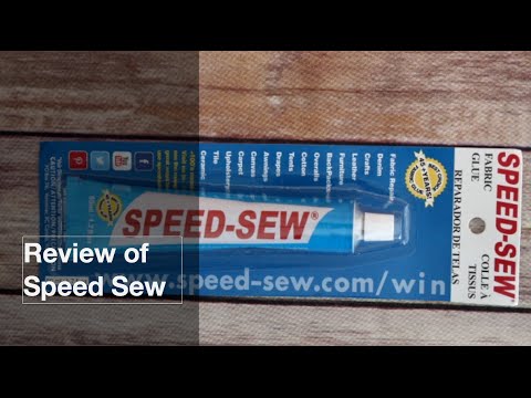 Review of Speed Sew Fabric Adhesive/ Dritz Liquid Stitch Fabric Mender