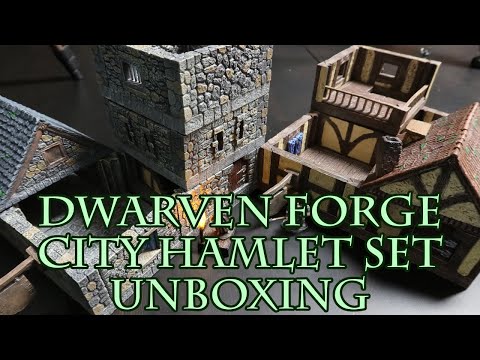 Dwarven Forge City Hamlet Set Unboxing