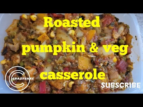 , title : 'roasted pumpkin and veg casserole'