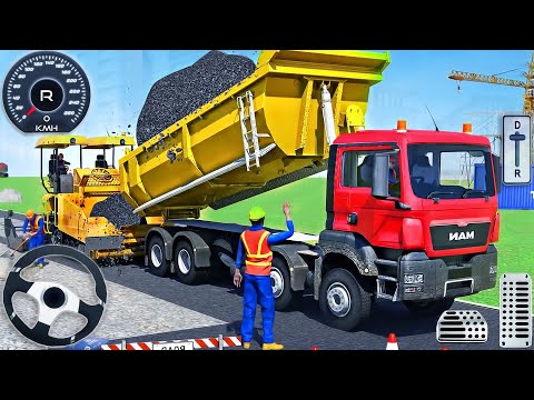 JCB Highway Road Construction 3D - City Excavator Loading Simulator - Android GamePlay