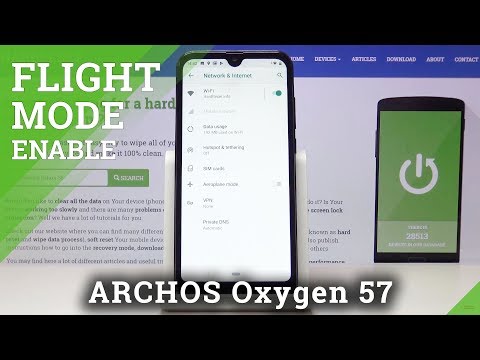 How to Activate Flight Mode in ARCHOS Oxygen 57 - Enable Airplane Mode