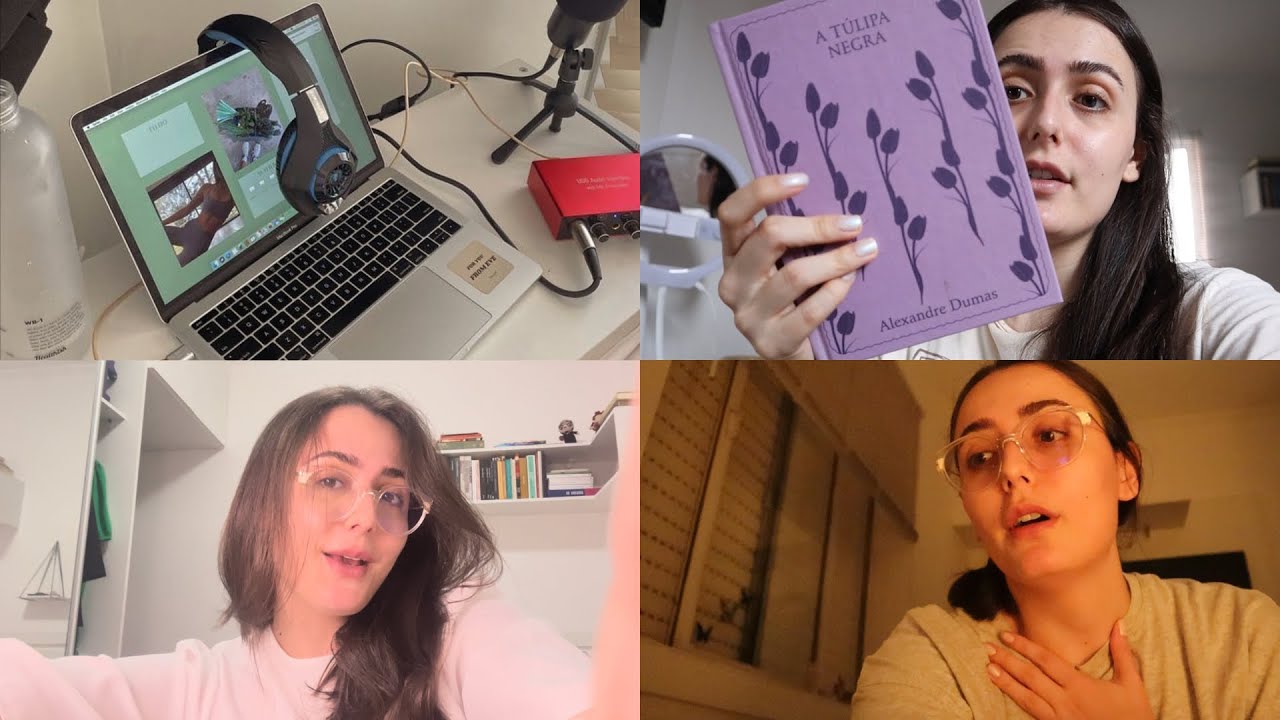 Vlog: bastidores das minhas aulas, rotina de trabalho e leituras