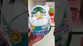 King Chocolate Egg! 😱 #shorts #chocolate #candy #toys #unboxing  #sweets #candyopeningvideo #sugar