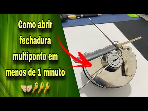 How to open a multi-point lock in less than 1 minute.