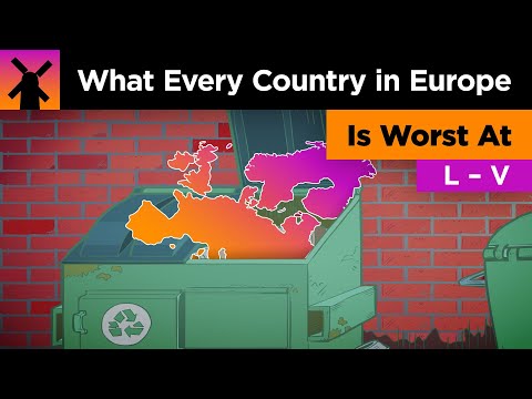 歐洲每個國家最差的是什麼(第二部分) (What Every Country In Europe is Worst At (Part 2))