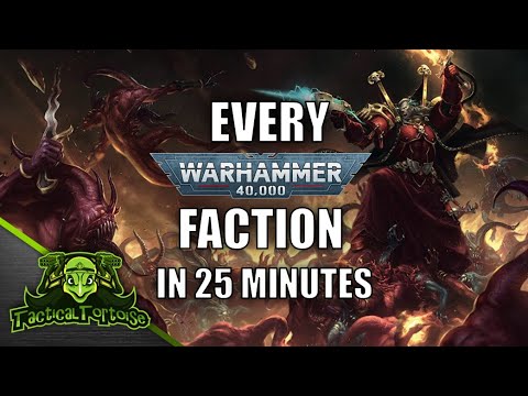 EVERY 40k Army in 24 Minutes!  Warhammer 40k Faction Guide
