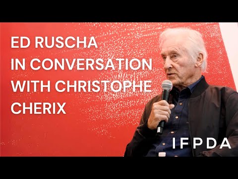 Ed Ruscha In Conversation with Christophe Cherix