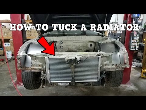 How To Tuck A S13 240SX Radiator! Chasebays Tucked Radiator Install - Ep.6