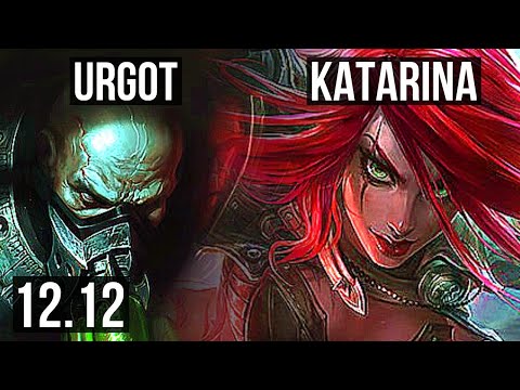URGOT vs KATARINA (TOP) | 4/1/4, 1.3M mastery, 400+ games | EUW Diamond | 12.12
