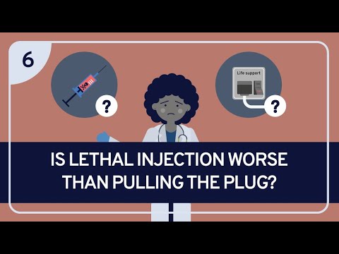 PHILOSOPHY - BIOETHICS 6: Is Lethal Injection Worse Than Pulling the Plug?