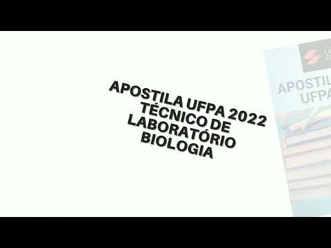 Apostila UFPA 2022 Técnico de Laboratório Biologia