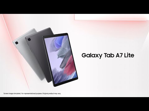 Samsung Galaxy Tab A7 Lite GB RAM 32 GB ROM inches with 4G Tablet  (Grey)