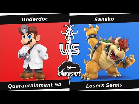 Quarantainment 54 Losers Semis - Underdoc (Dr Mario) Vs. Sansko (Bowser) Smash Ultimate - SSBU