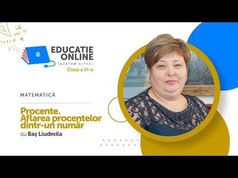 Matematică, Clasa a VI-a, Procente. Aflarea procentelor dintr-un număr
