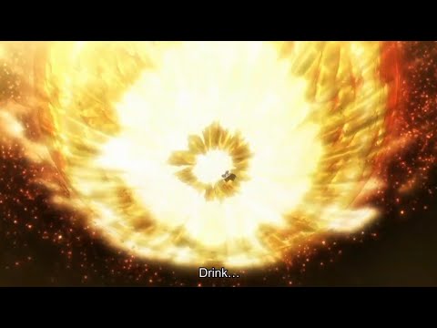 Zaraki Kenpachi destroys meteor