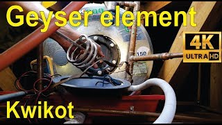 How to change a geyser element and thermostat - step by step explanation (Kwikot)