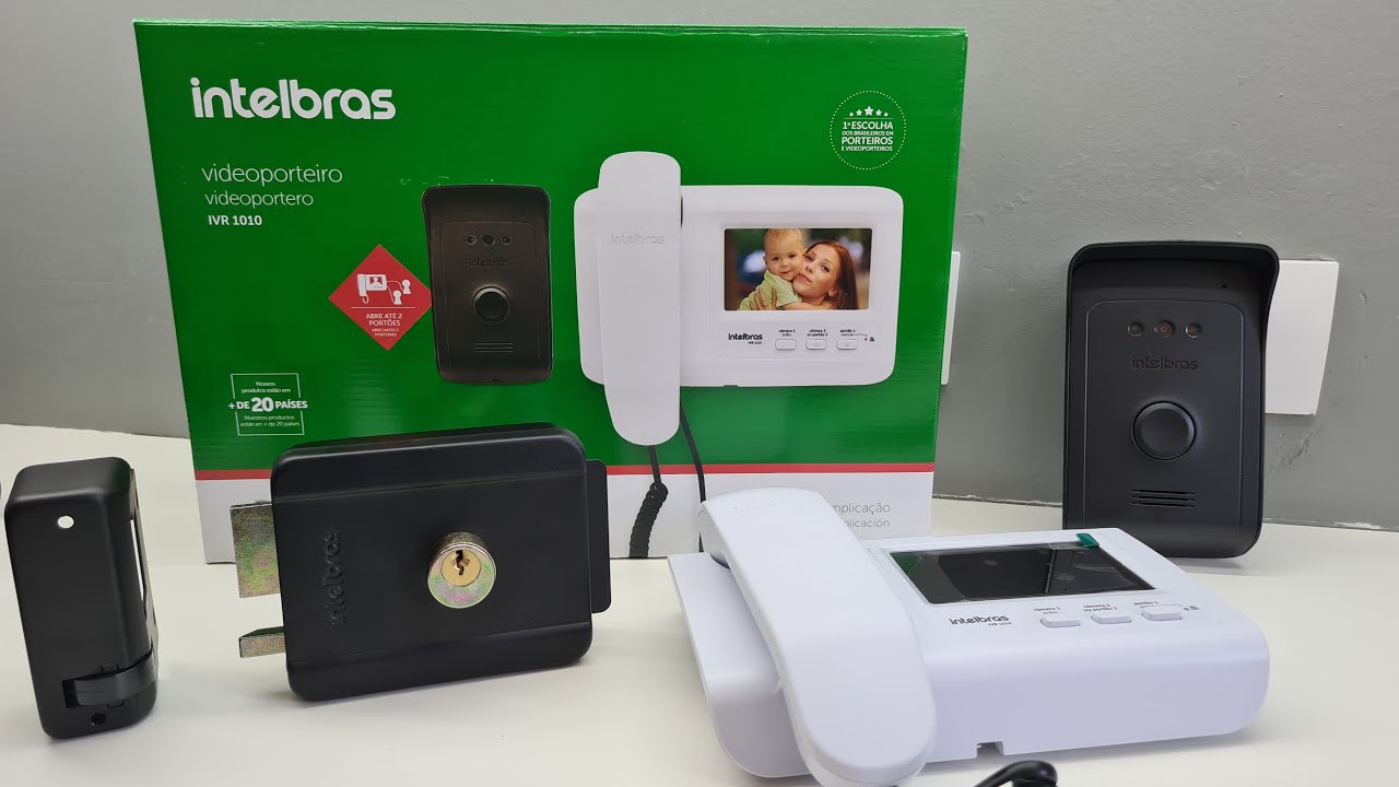 COMO INSTALAR VÍDEO PORTEIRO INTELBRAS IVR 1010 COM FECHADURA FX500 E BOTOEIRA .