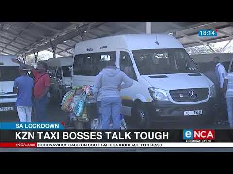 KZN taxi bosses talk tough