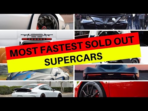 [Hot News] Top 10 Most Fastest Sold Out Supercars
