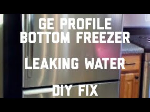 ✨ GE Profile Bottom Freezer Leaking — ( EASY FIX ) ✨