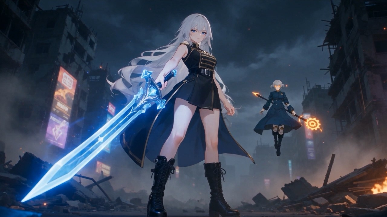 The Ruined City's Last Blade: Awakening of the Azure Sword! ⚔️✨