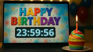 Birthday Countdown – Doğum Gününə Geri Sayım ⏳ 23:59:55 ➤ 00:00:00 🎂✨