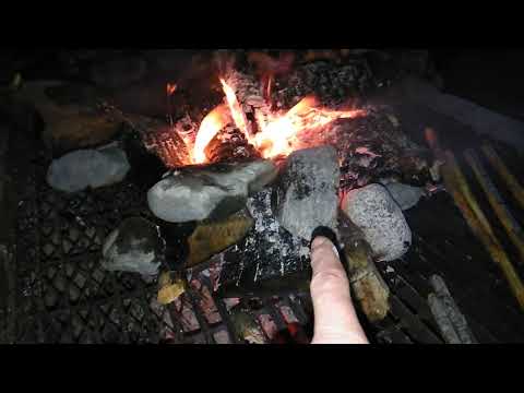 Survival heat, Using hot rocks for Warmth.
