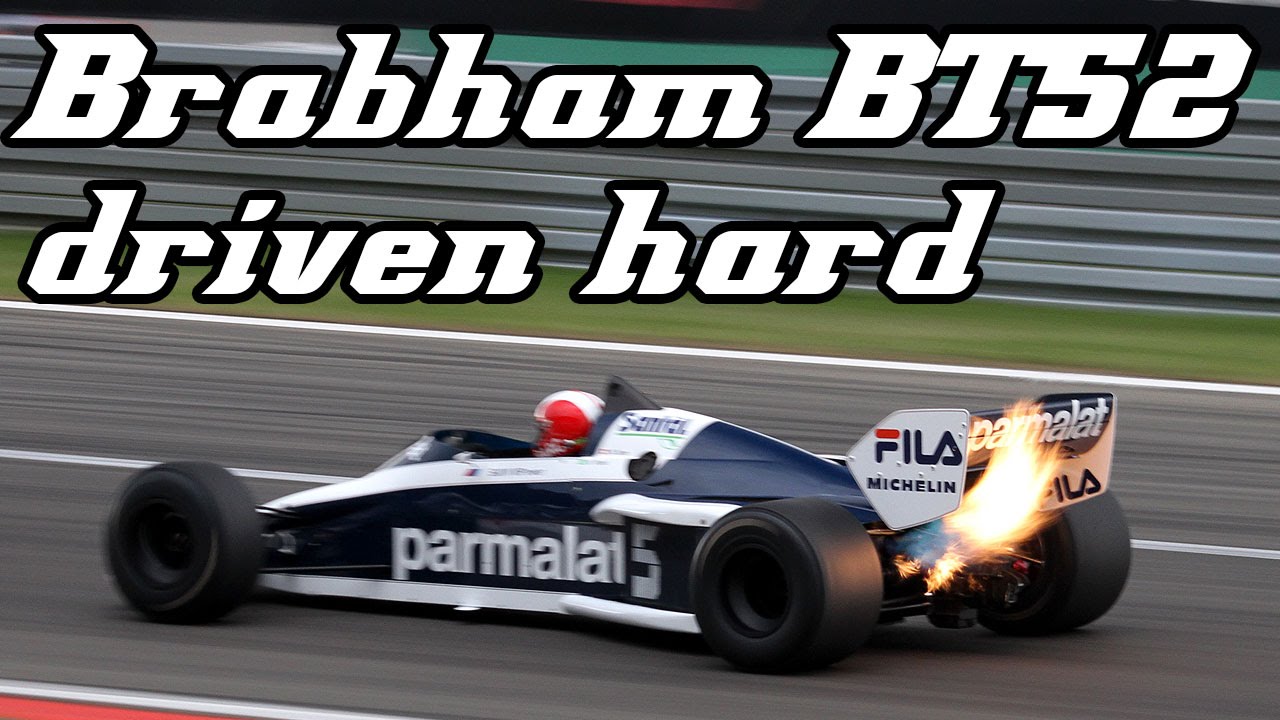 1983 Brabham BT52 driven hard shooting huge flames (2013 nürburgring demo) thumnail