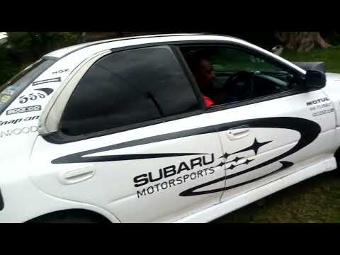 Mc Zuma in the tuned gc8 Subaru Impreza