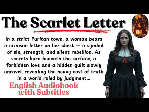 📚English Story| The Scarlet Letter by Nathaniel Hawthorne | English Audiobook with Subtitles