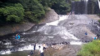 龍門の滝（大分県玖珠郡九重町）キャンプ場・駐車場