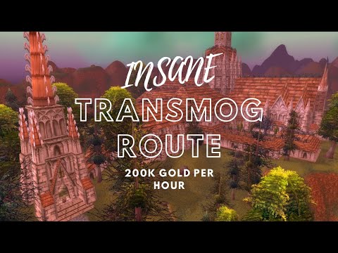 Insane 200k gold per hour Scarlet Monastery Transmog Route