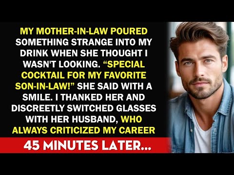 My Mother In Law Just Poured Something SHOCKING Into My Drink, When She Thought I Wasn't Looking...