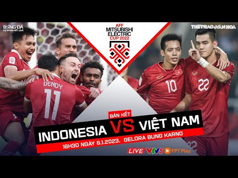 VTV6 trực tiếp bóng đá Việt Nam vs Indonesia (16h30 hôm nay)
