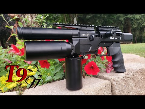 BinTac T9 Review .357/9mm (147 Foot Pounds) Semi-Auto PCP Pistol