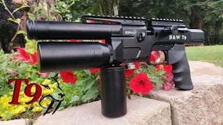 BinTac T9 Review .357/9mm (147 Foot Pounds) Semi-Auto PCP Pistol