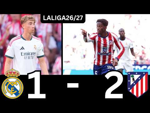 ATLÉTICO MADRID VS REAL MADRID 2-1 | ALL GOALS & HIGHLIGHTS | LALIGA 26/27