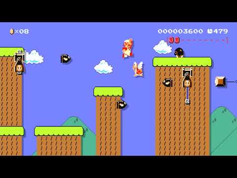 SMB New quest remix (1-3 & 1-4) by Nasetto BG - SUPER MARIO MAKER - NO COMMENTARY 1bd