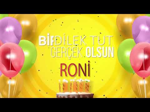 RONİ - İyi ki Varsın İyi ki Doğdun  Roni