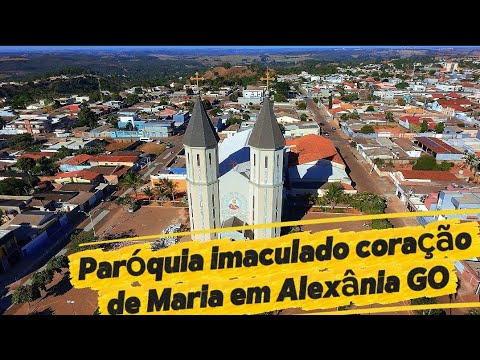 IGREJA CATÓLICA - Paróquia imaculado coração de Maria em Alexânia GO - DRONE 4K - DJI NEO