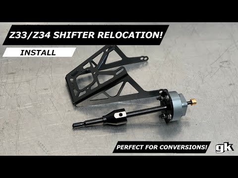 Gktech V2 Z33 Z34 Gearbox Shifter Relocation Kit - Install