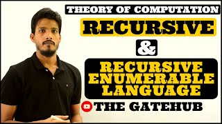 Download the video "Recursive and Recursive Enumerable Languages in Theory of Computation | GATECSE | TOC"
