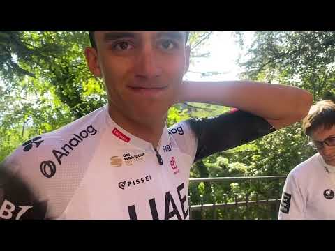 Isaac del Toro - Interview at the finish - Giro dell'Emilia 2025
