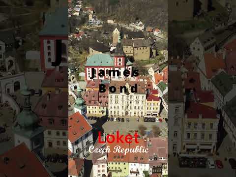 Loket Czech Republic Facts #drone  #travel #czechrepublic #loket #jamesbond