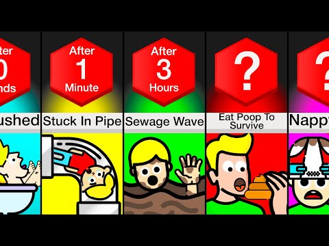 Timeline: What If You Were Flushed Down The Toilet?