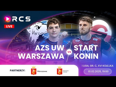 1 LIGA GR.C: AZS UW WARSZAWA vs START KONIN | 16. KOLEJKA | Piłka Ręczna