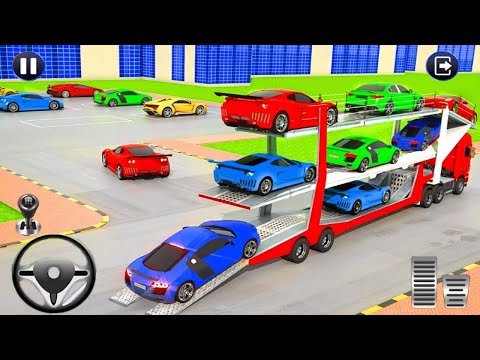 TRANSPORTING RIGITRAC TRACTORS WITH COLORED TRUCKS - Farming Simulator 22